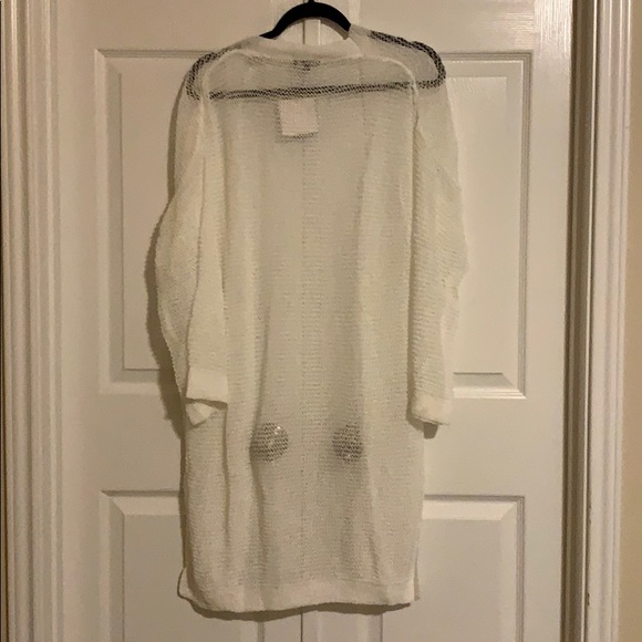 NWT JLUXLABEL White Sienna Crochet Cardigan - Picture 7 of 11